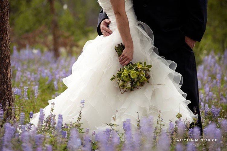 bridal bouquet outdoor field of wildflowers colorado mountain wedding wild horse inn tabernash winter park